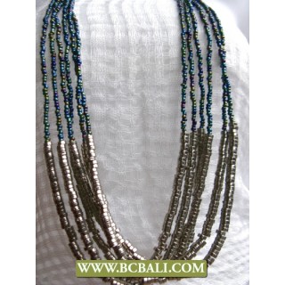 6 Layer Necklace Fashion Paua Beading